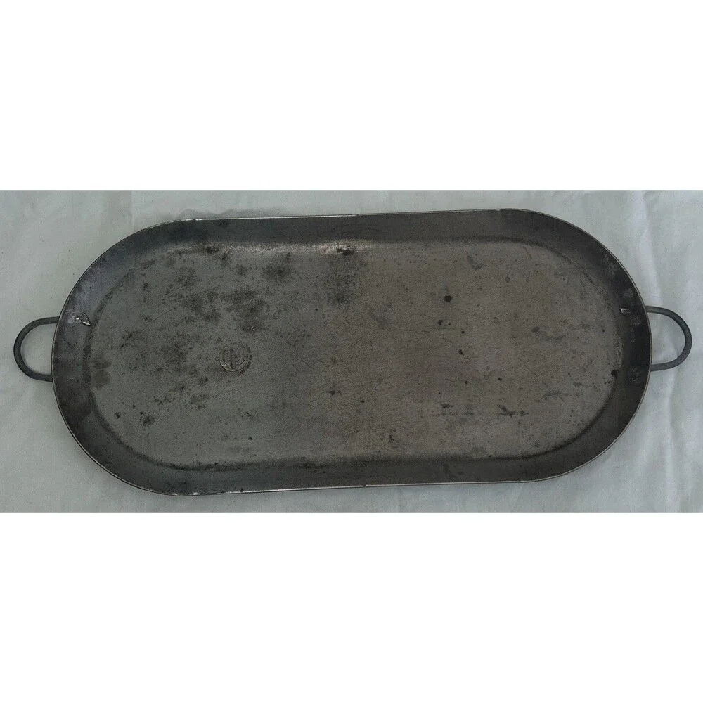 Vintage Mexican Cast Aluminum Comal Griddle